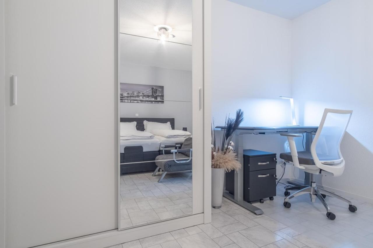 Arbeitsplatz, Balkon, Tiefgarage Naehe Neue Messe Lejlighed Leipzig Eksteriør billede