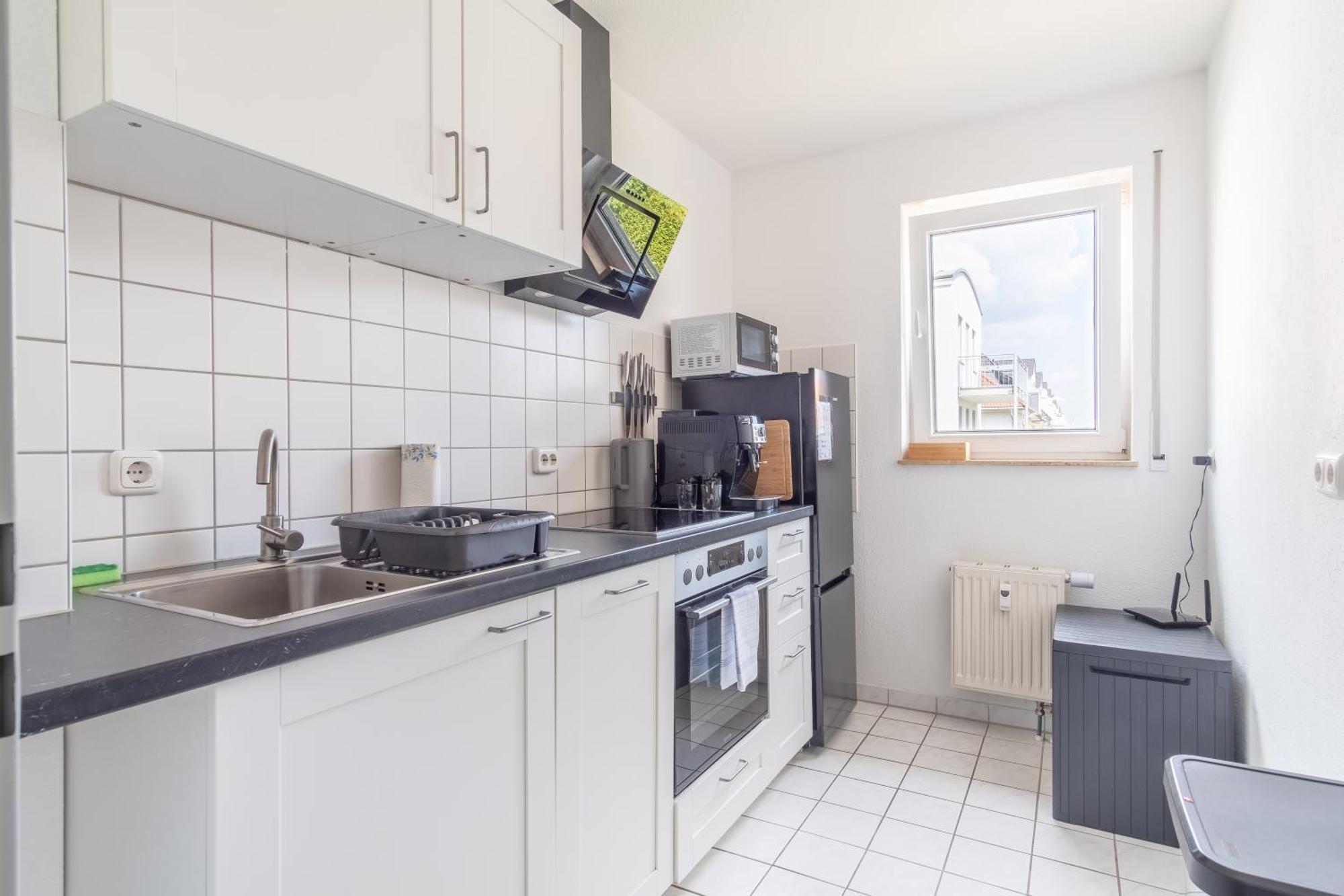 Arbeitsplatz, Balkon, Tiefgarage Naehe Neue Messe Lejlighed Leipzig Eksteriør billede